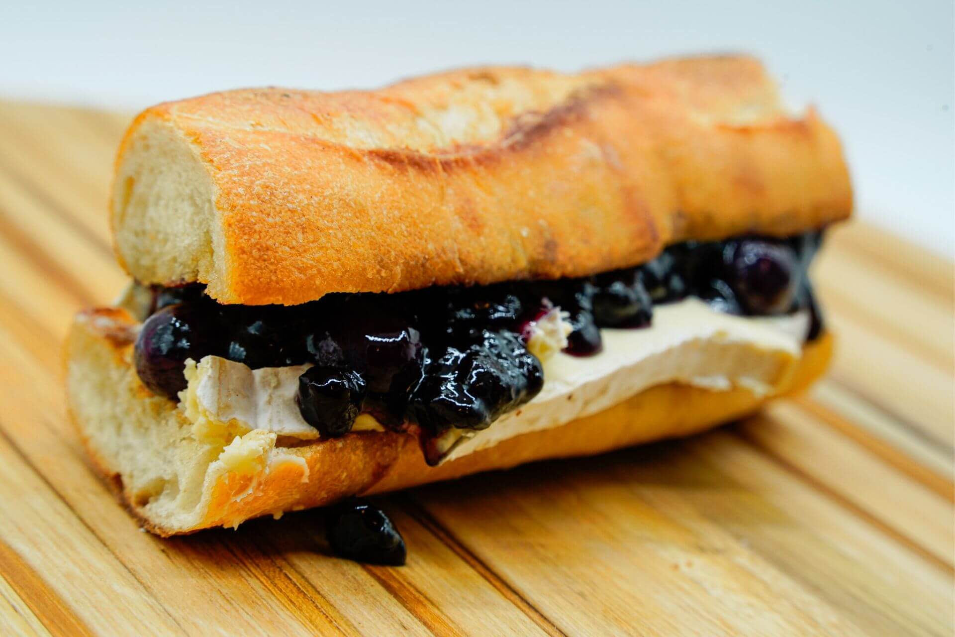 Blueberry & Brie Grilled Cheese Sandwich food delivery Gaslamp San Diego